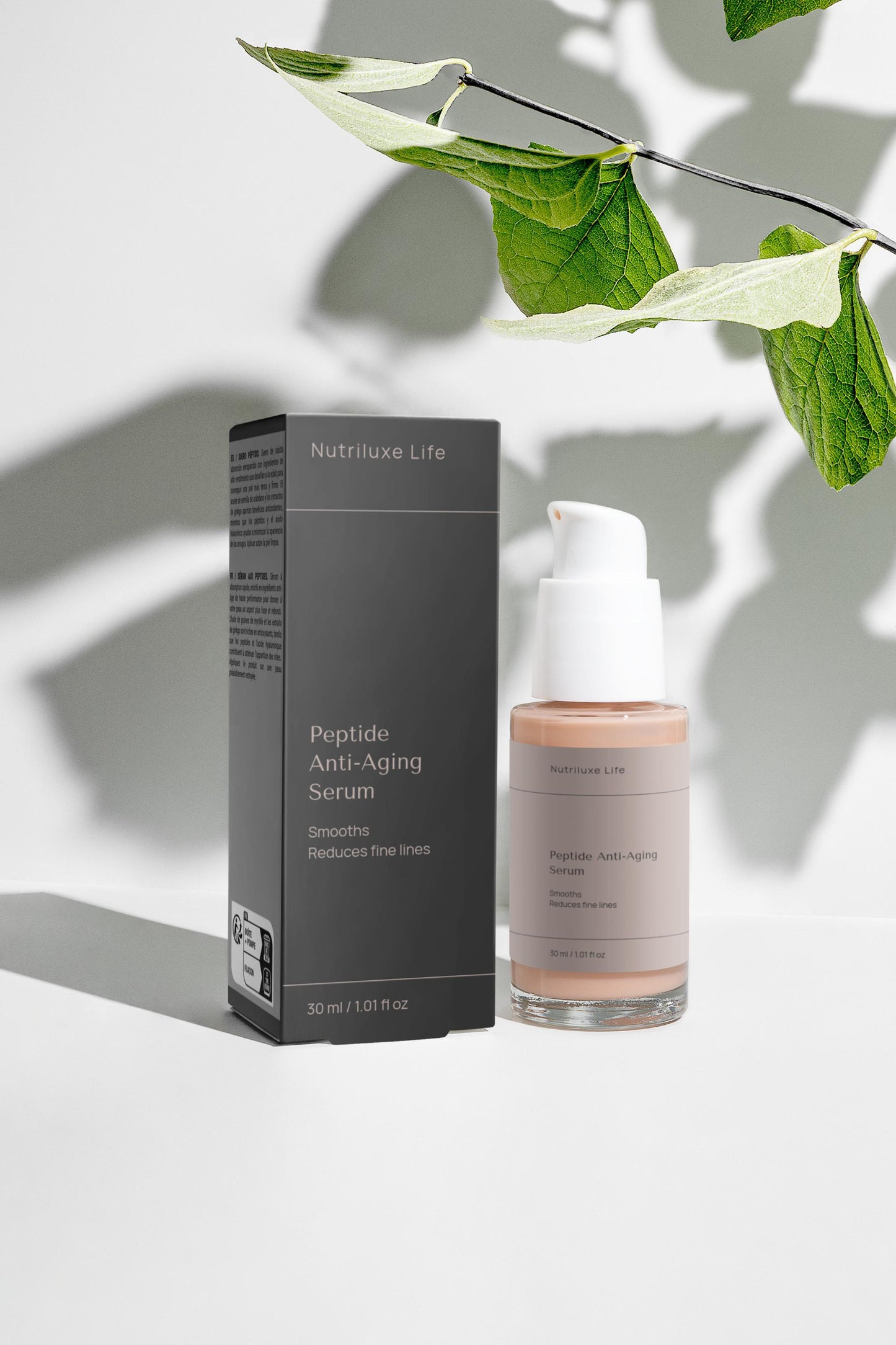 Nutriluxe Life – Age Renewal Routine Box (Anti-Aging Trio for Daily Skincare) Firm. Smooth. Rejuvenate.