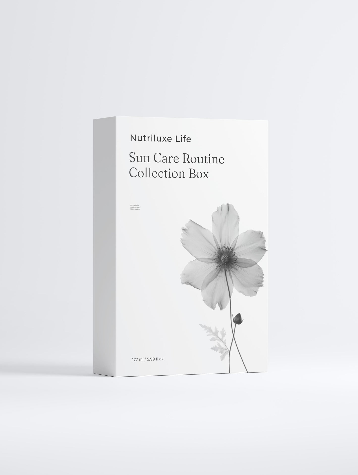 Nutriluxe Life – Sun Care Routine Collection Box (3-Step Skincare Kit for Hydration, Protection & Recovery)